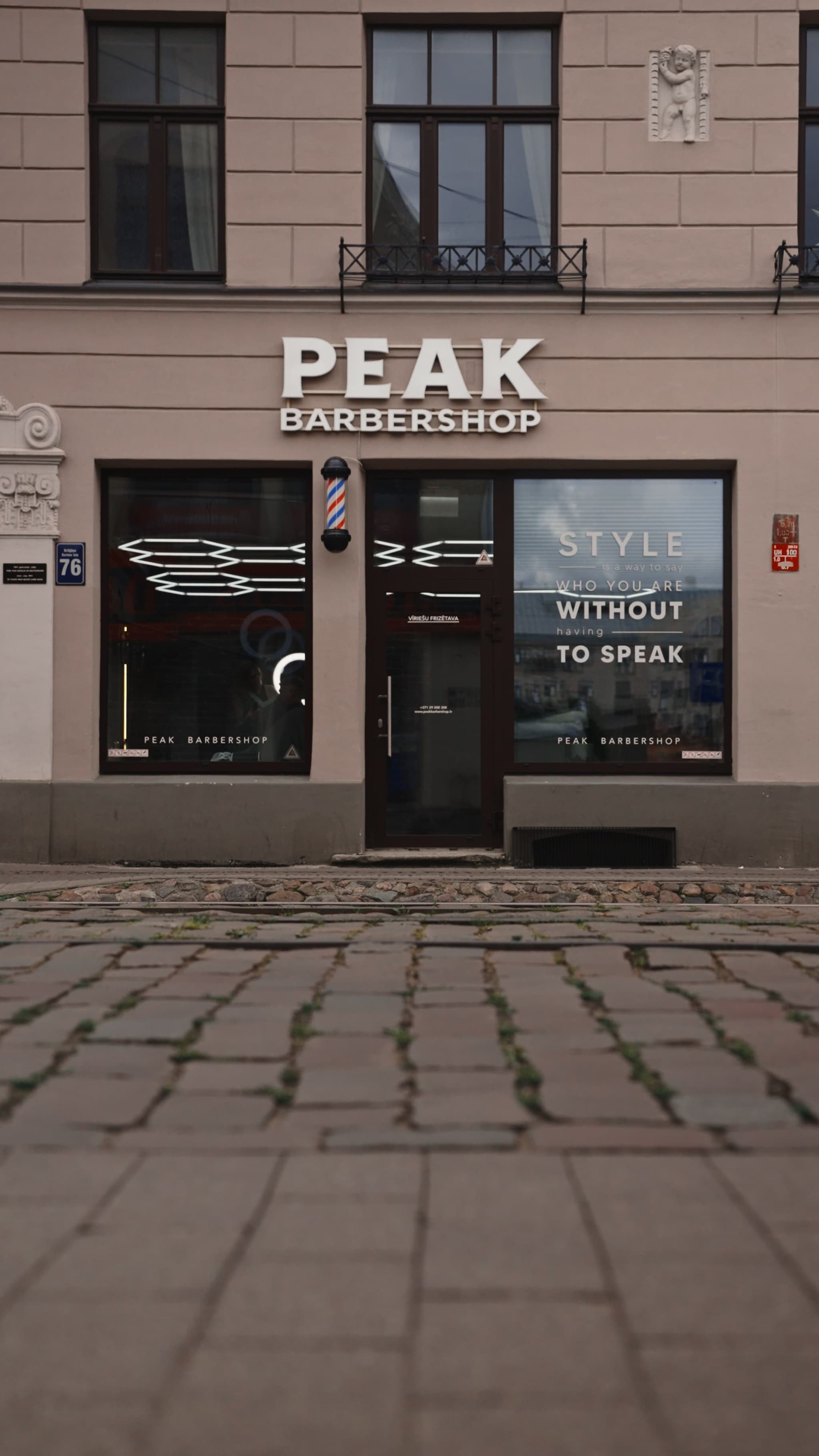 Peak barbershop Storefront
